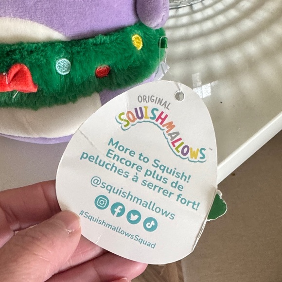 Squishmallows Svenja Lavender with Emerald Details - Picture 6 of 9